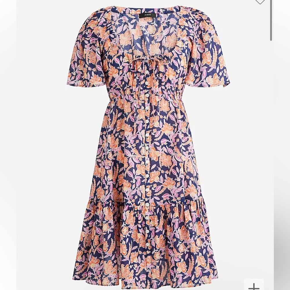 J. Crew XXL Cotton Voile Beach Mini Dress